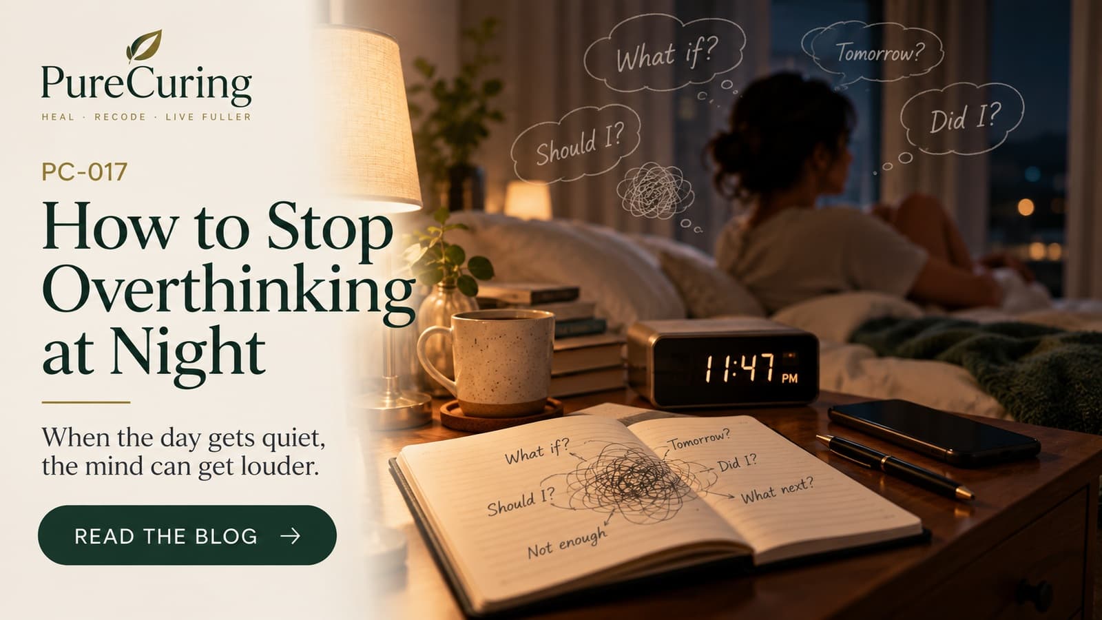 How to Stop Overthinking at Night